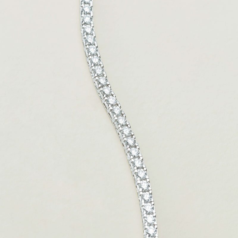 18ct White Gold 6.00ct Diamond Jubilee Bracelet - Bracelet - Walker & Hall