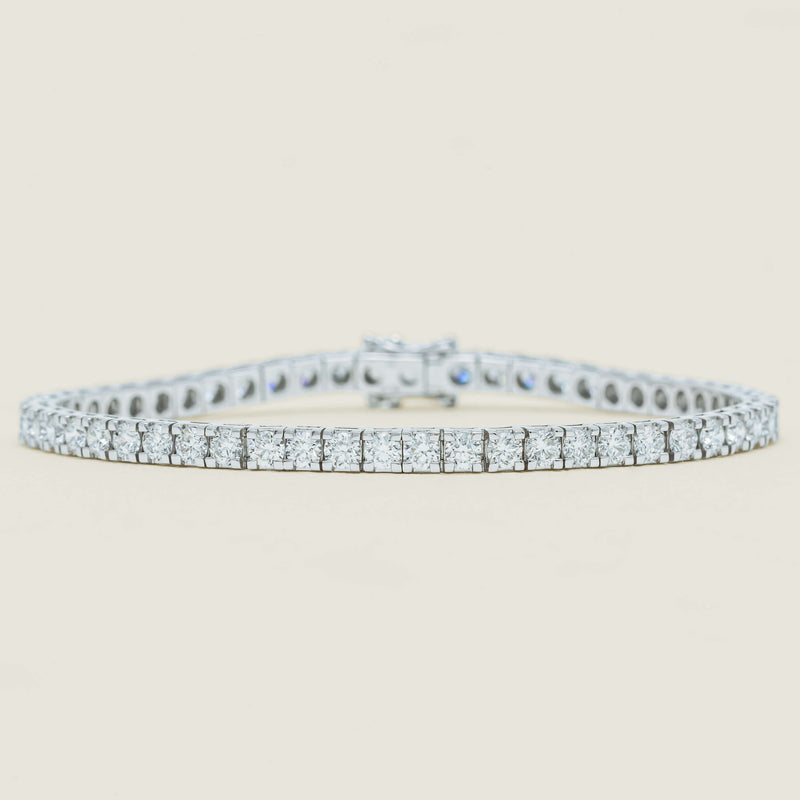18ct White Gold 6.01ct Diamond Jubilee Bracelet 18.5cm - Bracelet - Walker & Hall