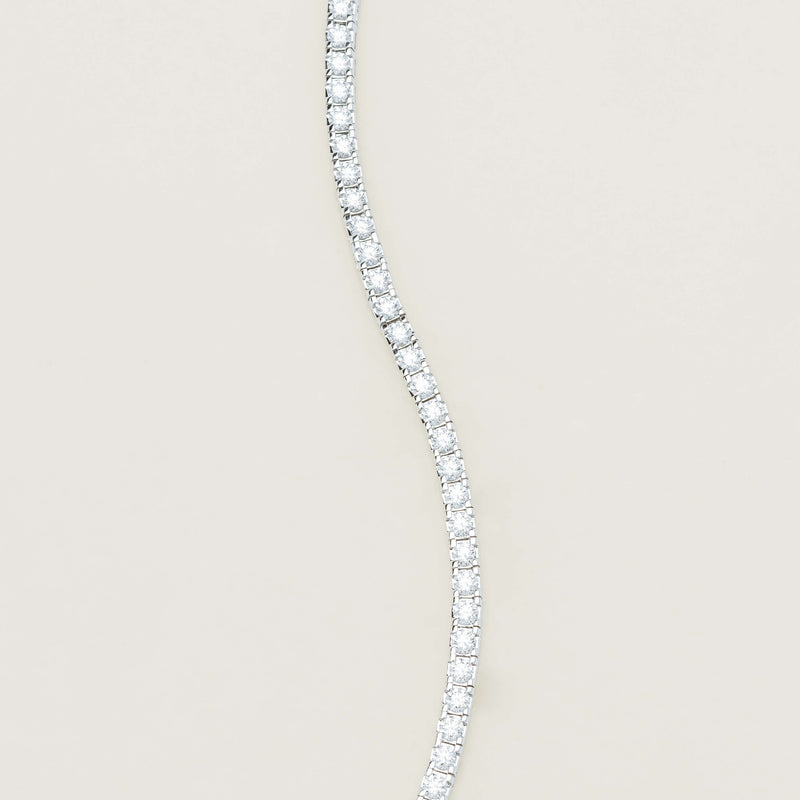 18ct White Gold 4.01ct Diamond Jubilee Bracelet - Bracelet - Walker & Hall