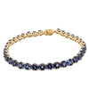 18ct Yellow Gold 23.04ct Tanzanite Octavia Bracelet