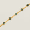 Deja Vu 18ct Yellow Gold Jade & Diamond Bracelet - Bracelet - Walker & Hall