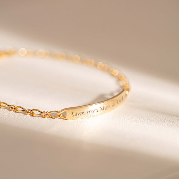 Engraved ID bracelet