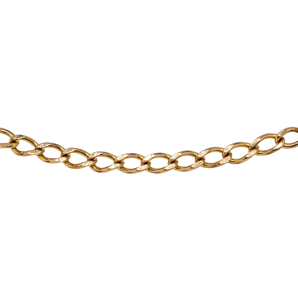 Deja Vu 9ct Yellow Gold Curb Bracelet - Bracelet - Walker & Hall