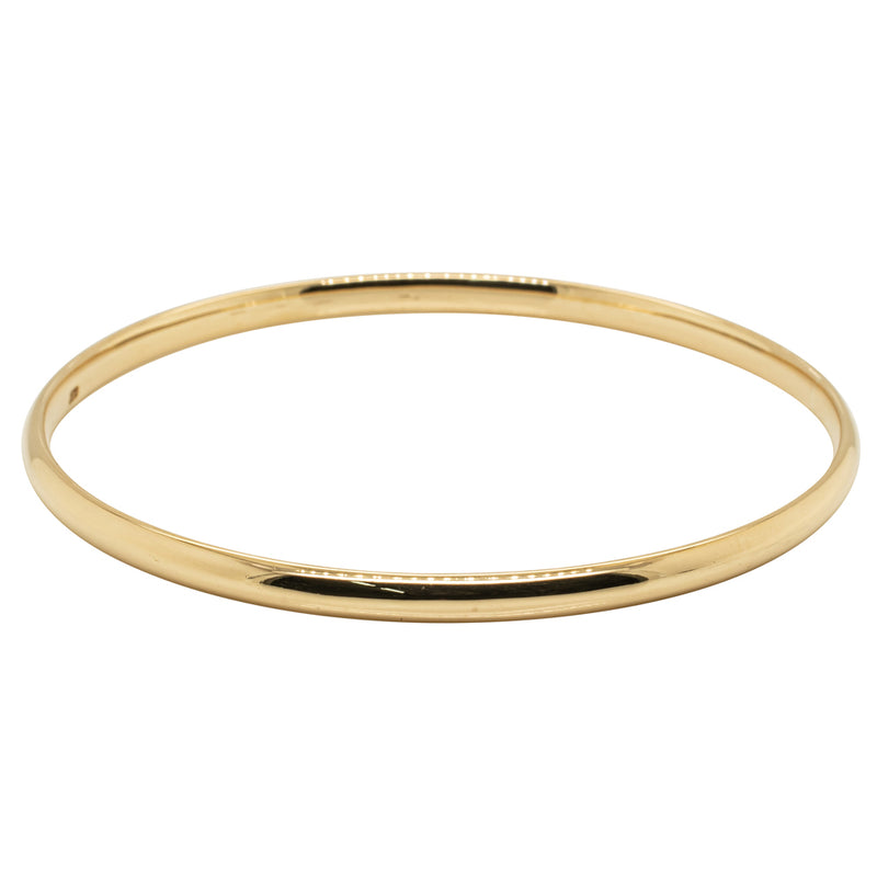 Deja Vu 9ct Yellow Gold Bangle - Bracelet - Walker & Hall