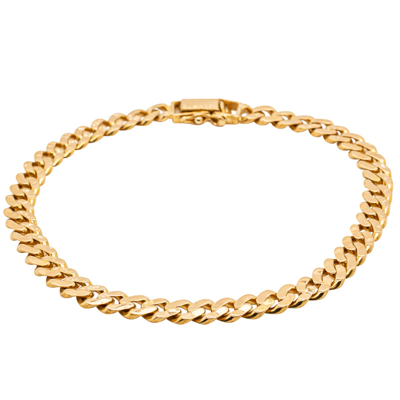 Deja Vu 22ct Yellow Gold Curb Bracelet - Bracelet - Walker & Hall