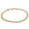 Deja Vu 9ct Yellow Gold Curb Bracelet - Bracelet - Walker & Hall