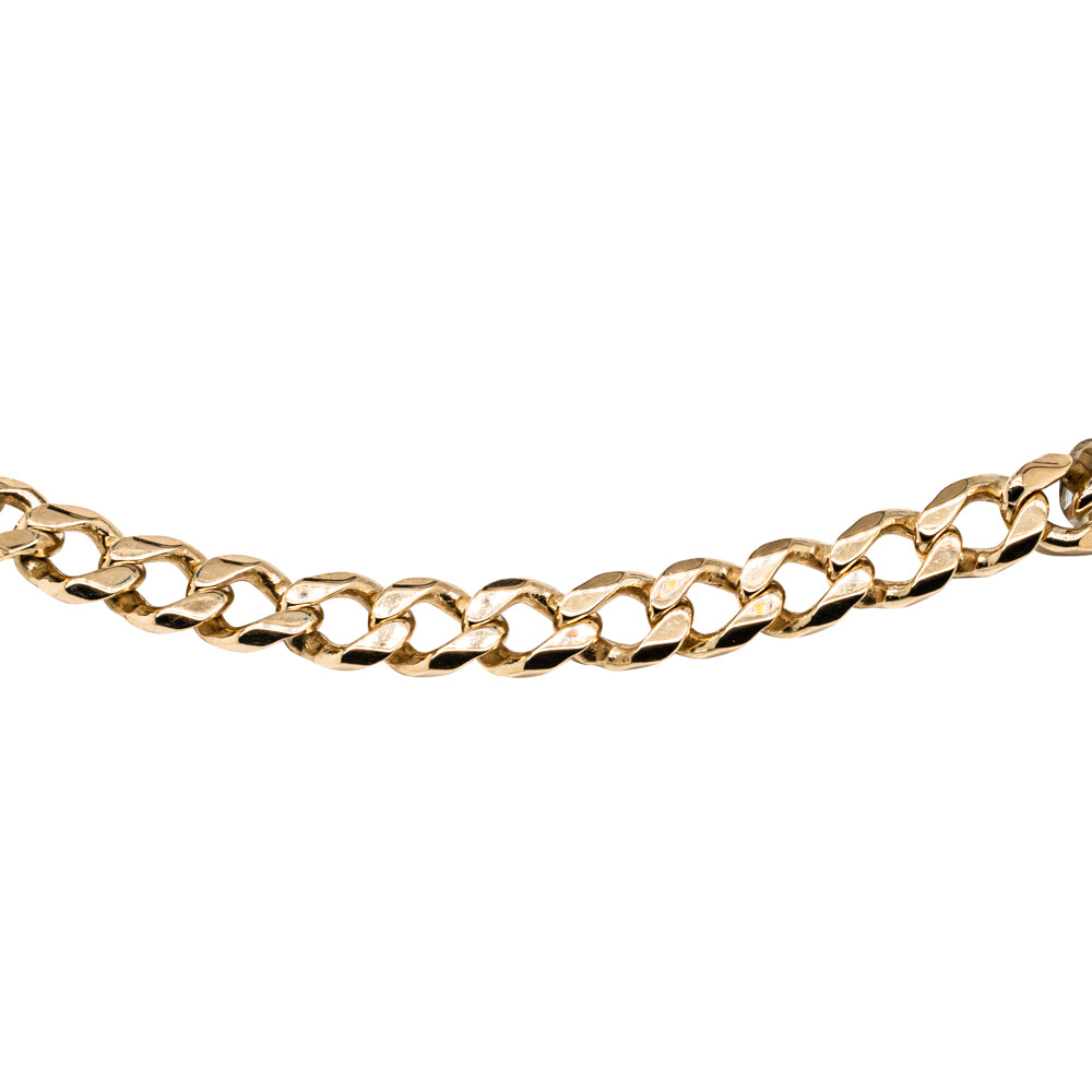 Deja Vu 9ct Yellow Gold Curb Bracelet - Bracelet - Walker & Hall