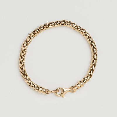 9ct Yellow Gold Foxtail Bracelet - Bracelet - Walker & Hall