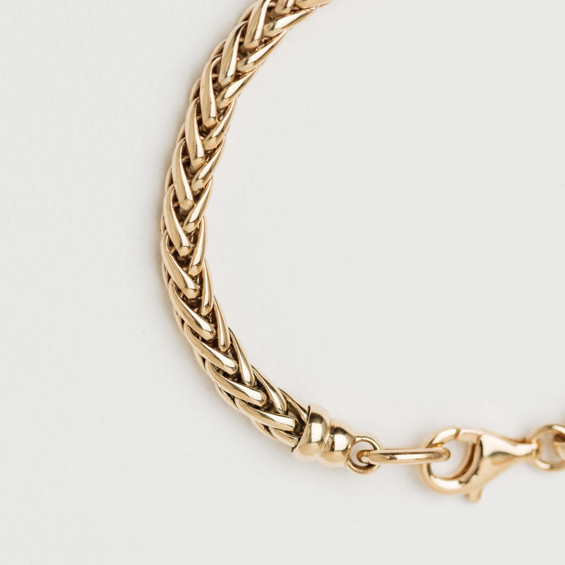 9ct Yellow Gold Foxtail Bracelet - Bracelet - Walker & Hall