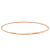 Deja Vu 9ct Rose Gold Freeform Satin Finish Bangle - Bracelet - Walker & Hall
