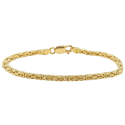 Deja Vu 18ct Yellow Gold Double Link Bracelet - Bracelet - Walker & Hall