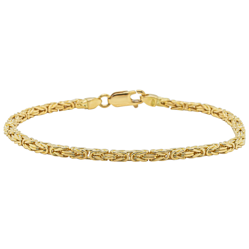 Deja Vu 18ct Yellow Gold Double Link Bracelet - Bracelet - Walker & Hall