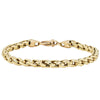 Deja Vu 9ct Yellow Gold Hollow Twist Link Bracelet - Bracelet - Walker & Hall