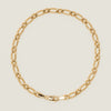 Deja Vu 18ct Yellow Gold Figaro Bracelet 20cm - Bracelet - Walker & Hall
