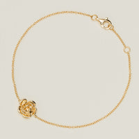 18ct Yellow Gold Albertine Rose Bracelet - Bracelet - Walker & Hall