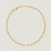 Deja Vu 9ct Yellow Gold Cable Link Bracelet 22cm