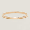 Deja Vu 9ct Rose Gold Solid Bangle - 66mm