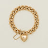 Deja Vu 9ct Yellow Gold Hollow Round Curb Link Bracelet - Bracelet - Walker & Hall