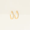 18ct Yellow Gold .11ct Diamond Cosy Earrings - Earrings - Walker & Hall