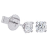 18ct White Gold .80ct Diamond Blossom Stud Earrings - Earrings - Walker & Hall