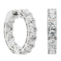 18ct White Gold 4.06ct Diamond Jubilee Earrings - Walker & Hall