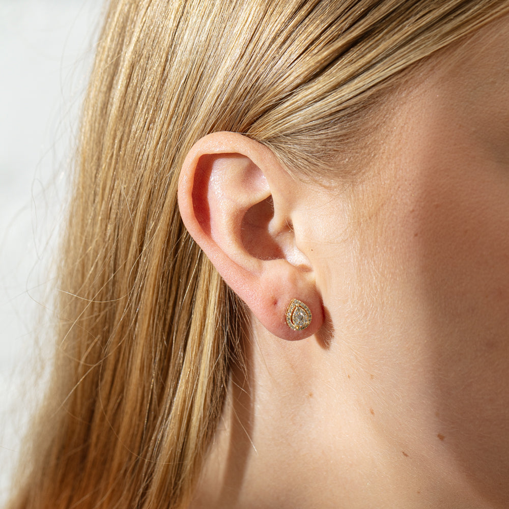 Saturn deals earrings studs