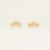 9ct Yellow Gold Diamond Stars Studs - Earrings - Walker & Hall