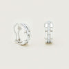 Deja Vu 18ct White Gold Chimento Diamond Hoop Earrings - Earrings - Walker & Hall