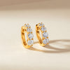 18ct Yellow Gold 3.87ct Diamond Panorama Hoop Earrings - Earrings - Walker & Hall