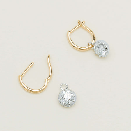 18ct Yellow Gold 1.40ct Diamond Dawn Drop Earrings