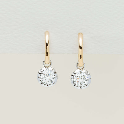 18ct Yellow Gold 1.40ct Diamond Dawn Drop Earrings
