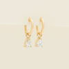 18ct Yellow Gold .60ct Reclaimed Diamond Cosy Earrings - Earrings - Walker & Hall