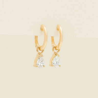18ct Yellow Gold .60ct Reclaimed Diamond Cosy Earrings - Earrings - Walker & Hall