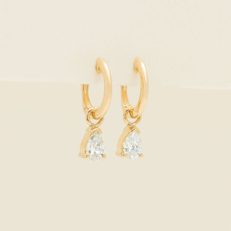 18ct Yellow Gold .60ct Reclaimed Diamond Cosy Earrings - Earrings - Walker & Hall