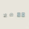 18ct White Gold 1.08ct Aquamarine & Diamond Nina Earrings - Earrings - Walker & Hall