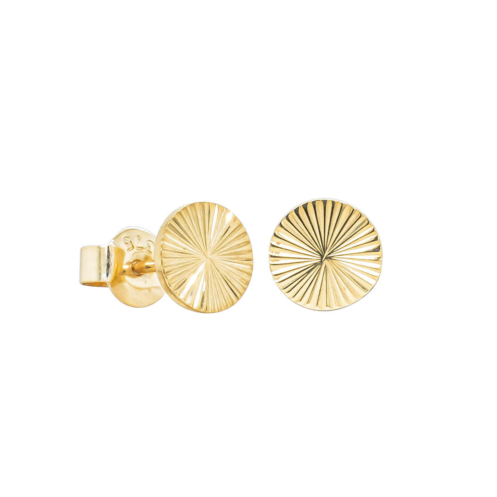 9ct Yellow Gold Mini Reflections Stud Earrings