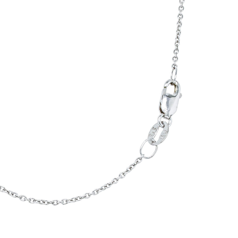 9ct White Gold Diamond Fern Pendant - Earrings - Walker & Hall