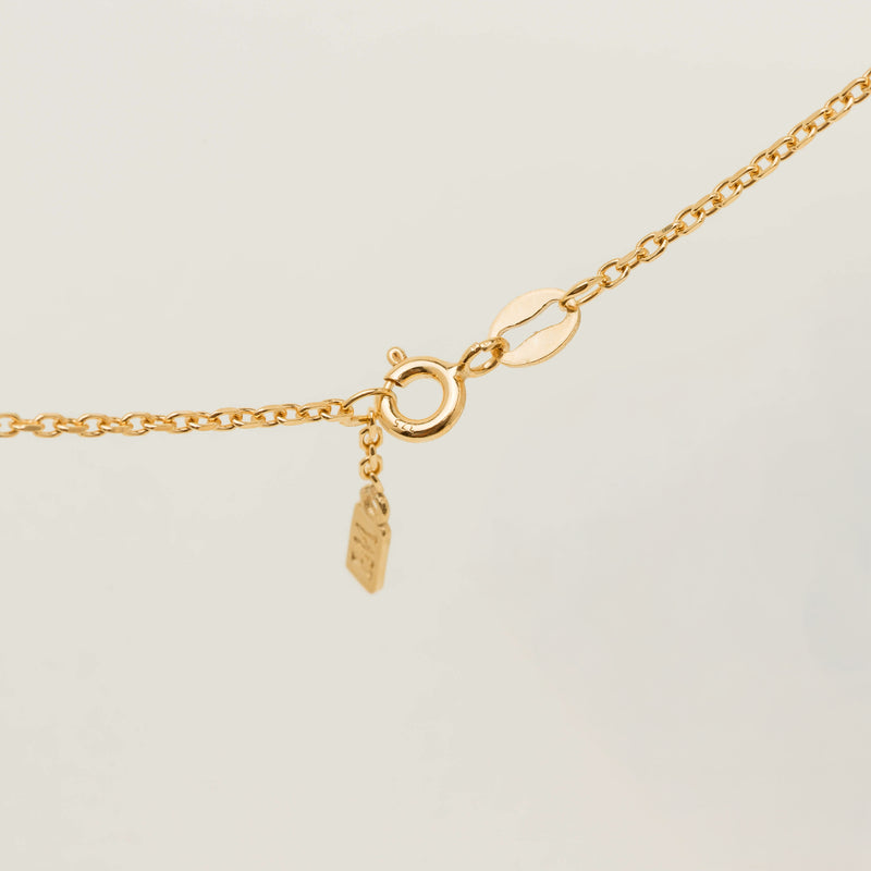 9ct Yellow Gold Noted Heart Necklace (Pendant + Chain) - Necklace - Walker & Hall