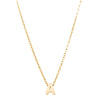 9ct Yellow Gold Noted Letter - Necklace - Walker & Hall