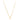 9ct Yellow Gold Noted Letter - Necklace - Walker & Hall