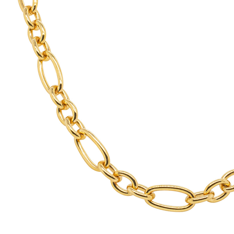 9ct Yellow Gold Figaro Link Chain - Necklace - Walker & Hall