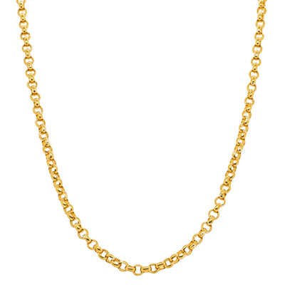 Deja Vu 24ct Yellow Gold Belcher Chain - Necklace - Walker & Hall