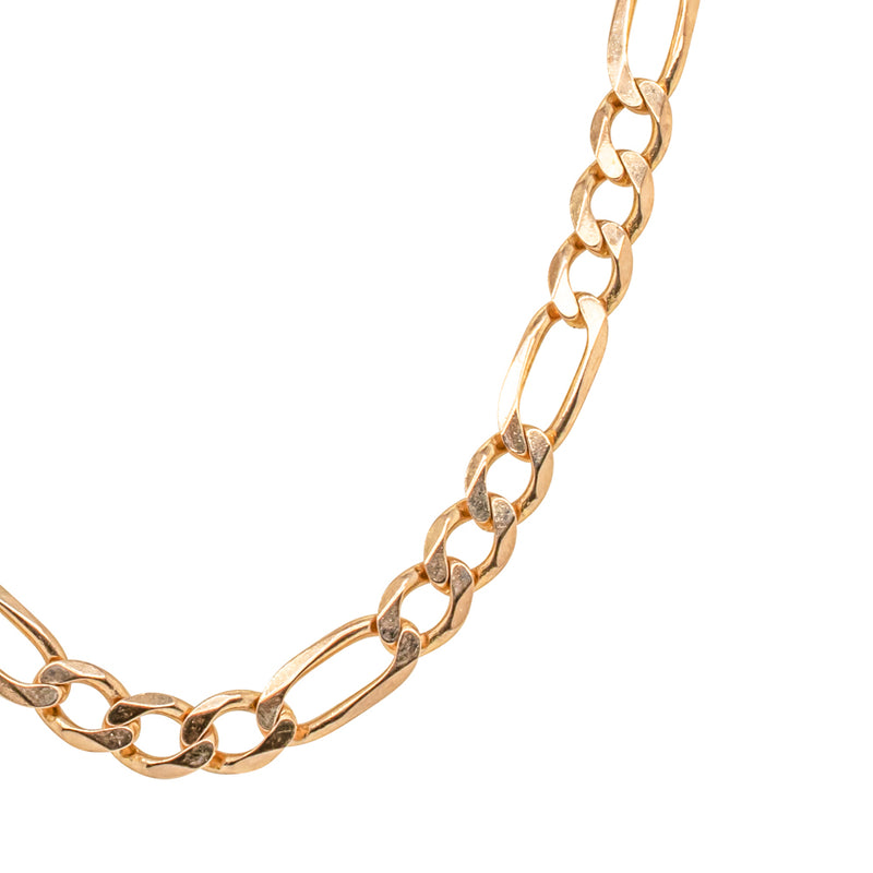 Deja Vu 9ct Yellow Gold Figaro Chain - Necklace - Walker & Hall