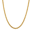 Deja Vu 9ct Yellow Gold Rope Link Chain - Necklace - Walker & Hall