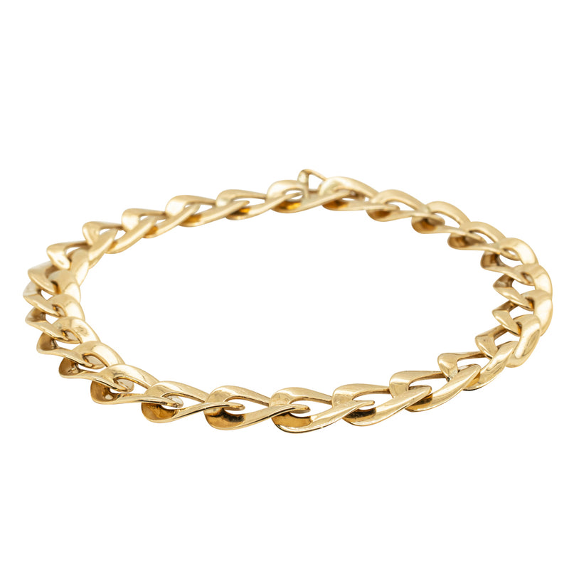 9ct Yellow Gold Infinite Link Bracelet - Bracelet - Walker & Hall