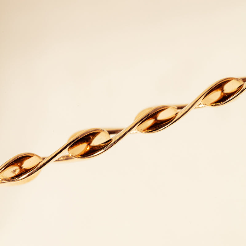 9ct Yellow Gold Infinite Link Necklace-Necklace-Walker & Hall