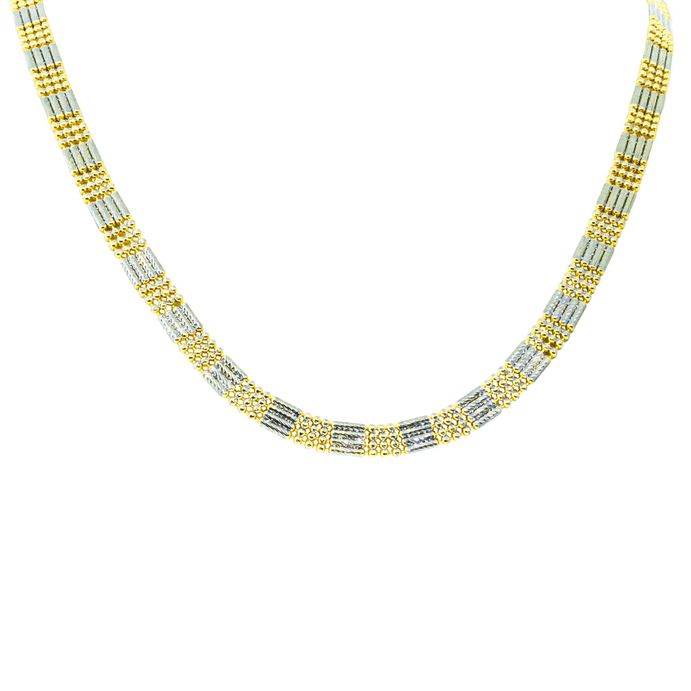 Deja Vu 22ct Yellow & White Gold Necklace