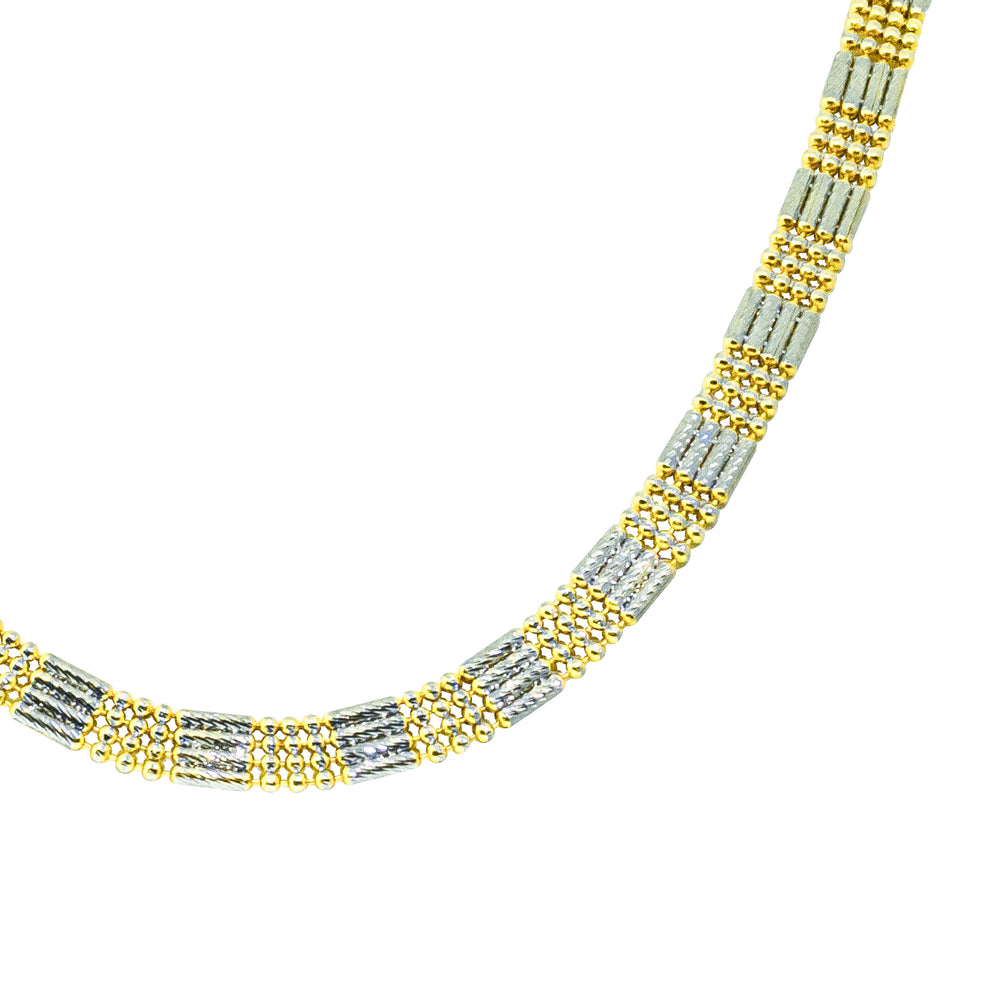 Deja Vu 22ct Yellow & White Gold Necklace