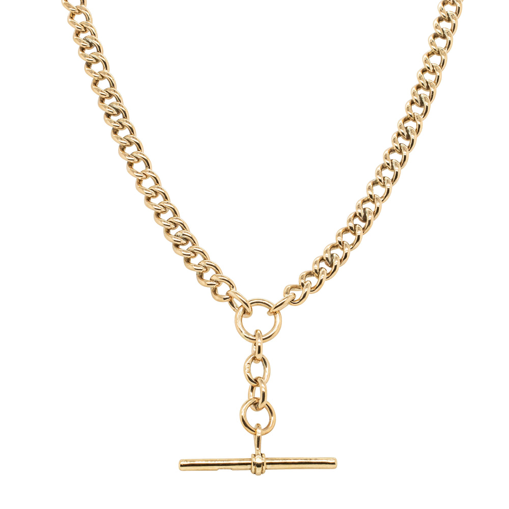 Deja Vu 9ct Yellow Gold Fob Chain