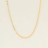 9ct Yellow Gold Faceted Oval Link Chain - Necklace - Walker & Hall